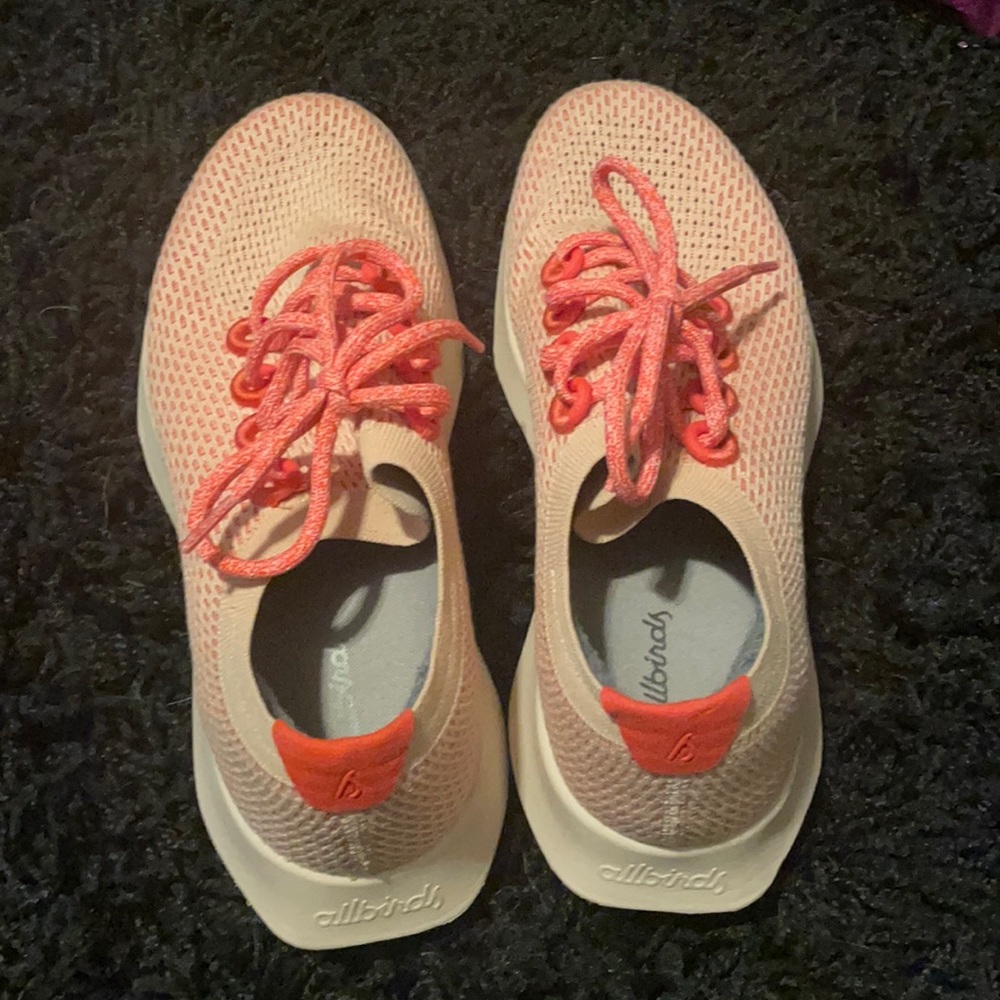 coral allbirds worn once